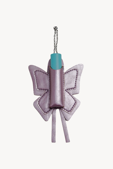 Butterfly Lip Charm - Metallic Pink