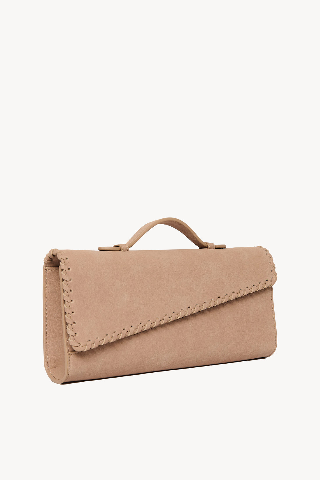 Pochette Suede Stitch - Latte