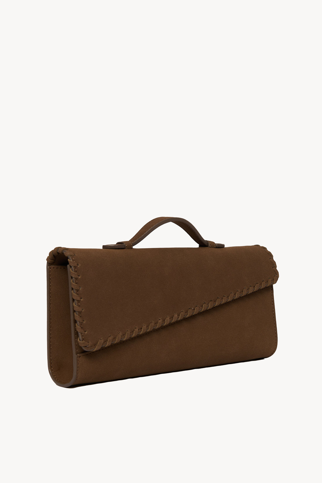 Pochette Suede Stitch - Wood