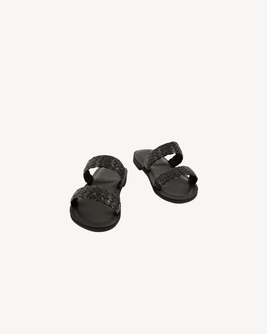 2 Stripey Sandal - Black