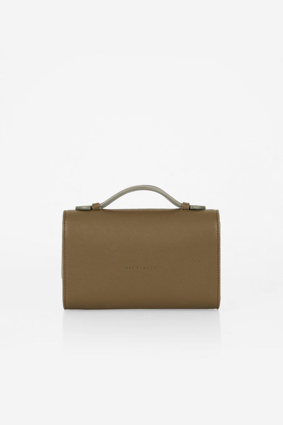 Mini Symmetrical Pochette - Mud Green