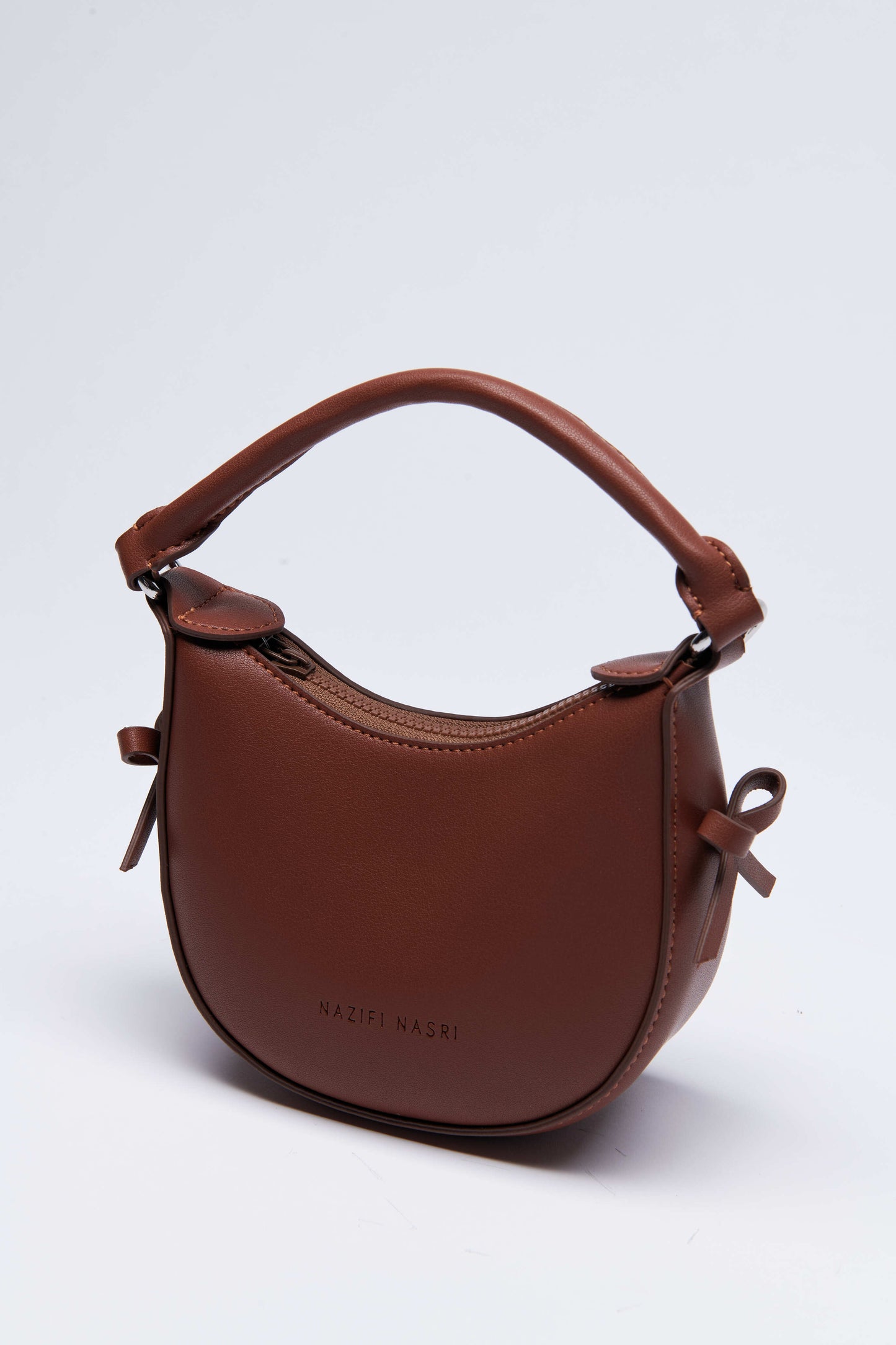 Mini Ribbon bag - Brown – Nazifi Nasri