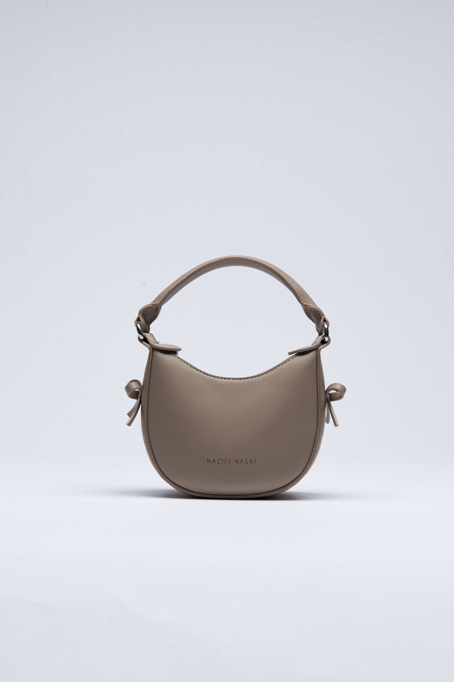 Mini Ribbon bag - Taupe – Nazifi Nasri
