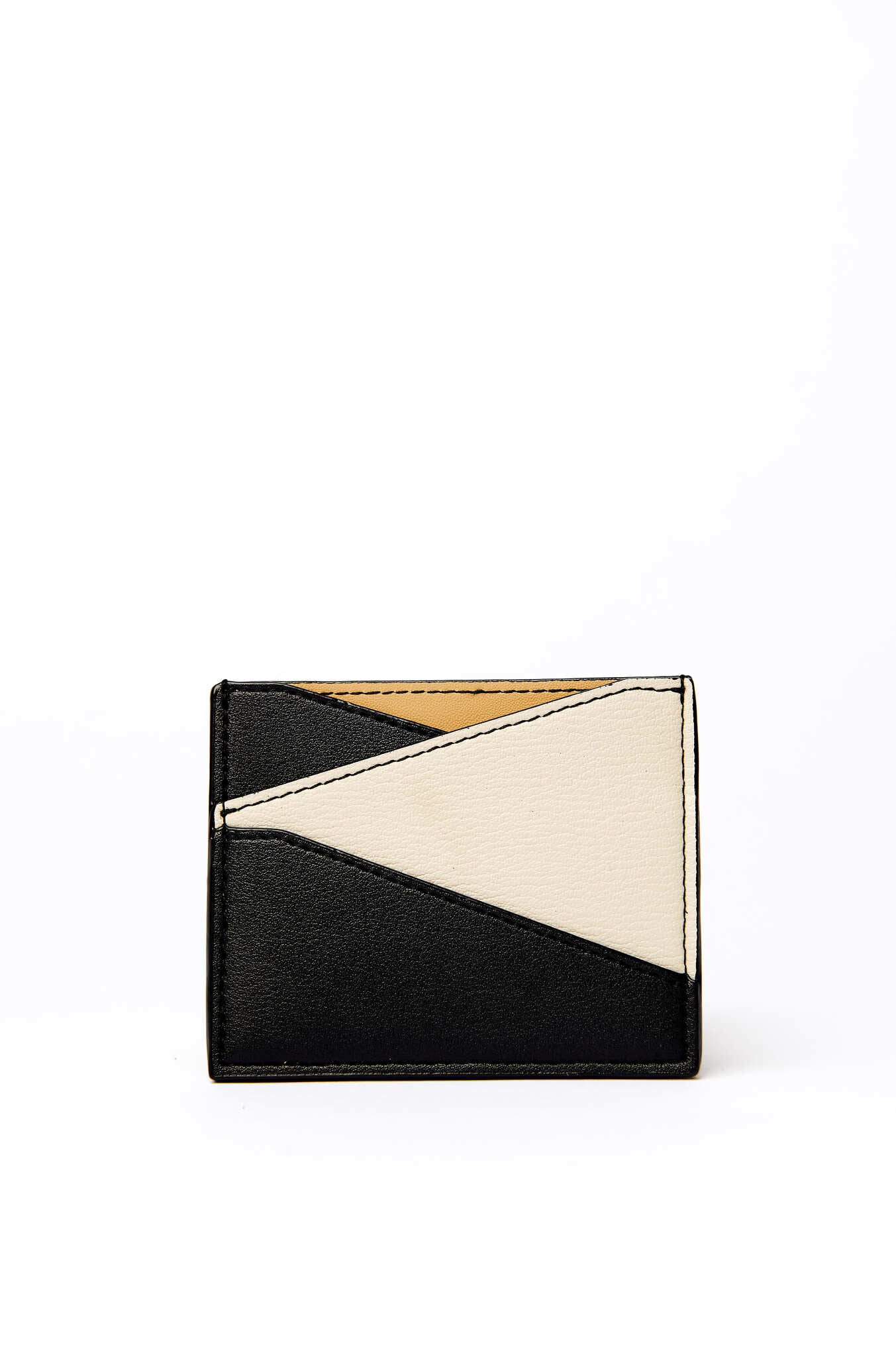 Card Holder - Black & Off White