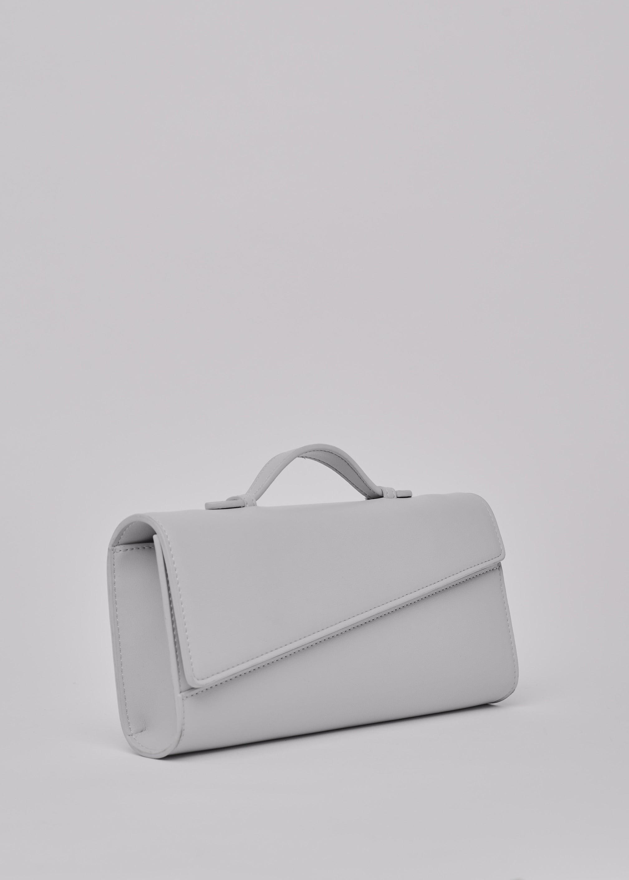 Symmetrical Pochette - White Grey