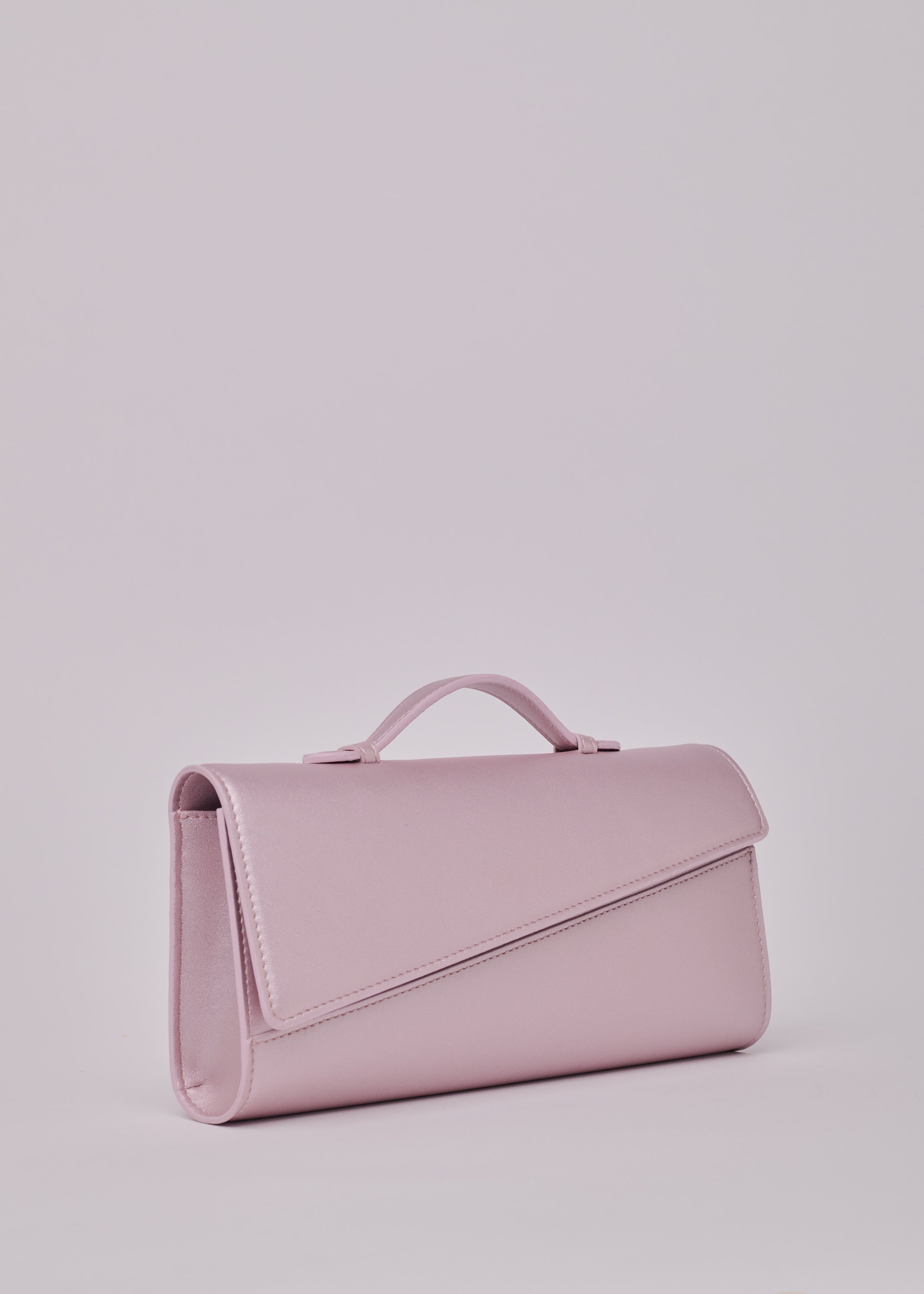 Symmetrical Pochette - Metallic Pink
