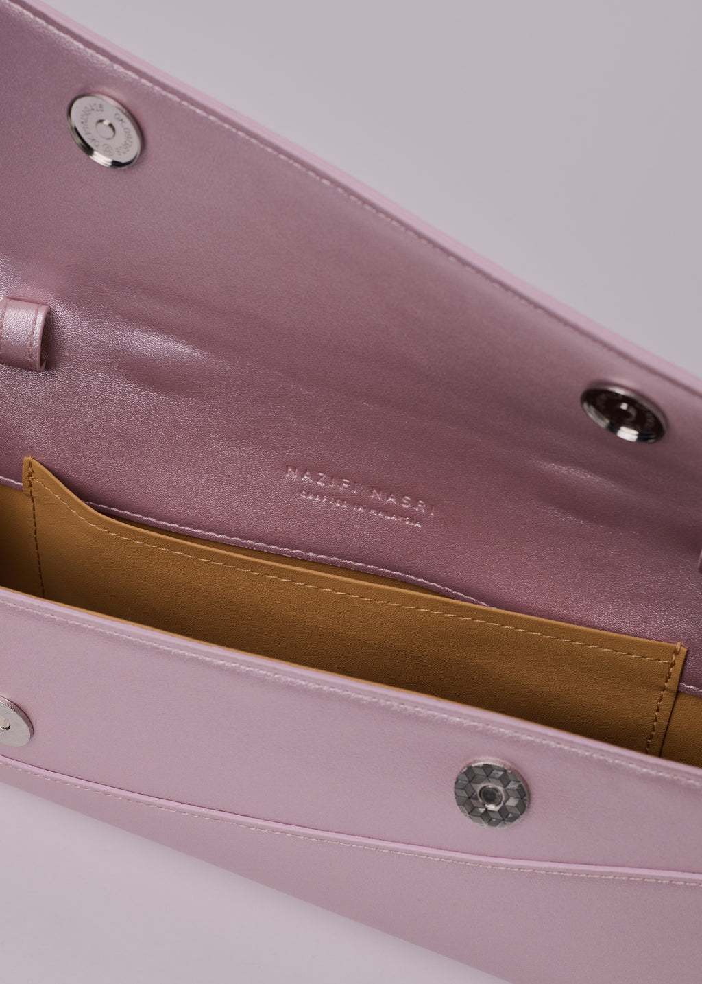 Symmetrical Pochette - Metallic Pink