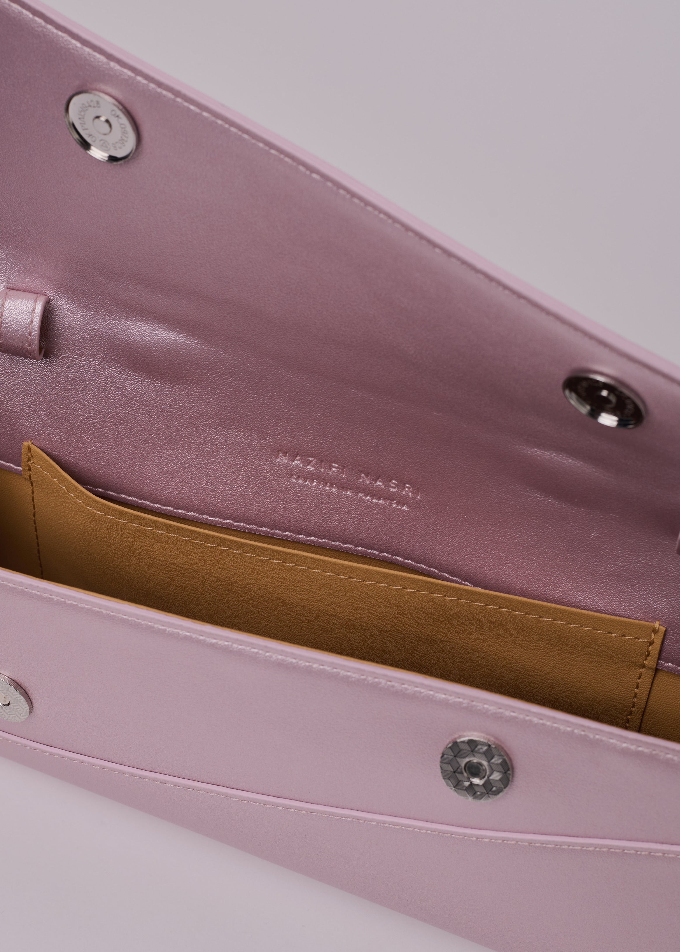 Symmetrical Pochette - Metallic Pink
