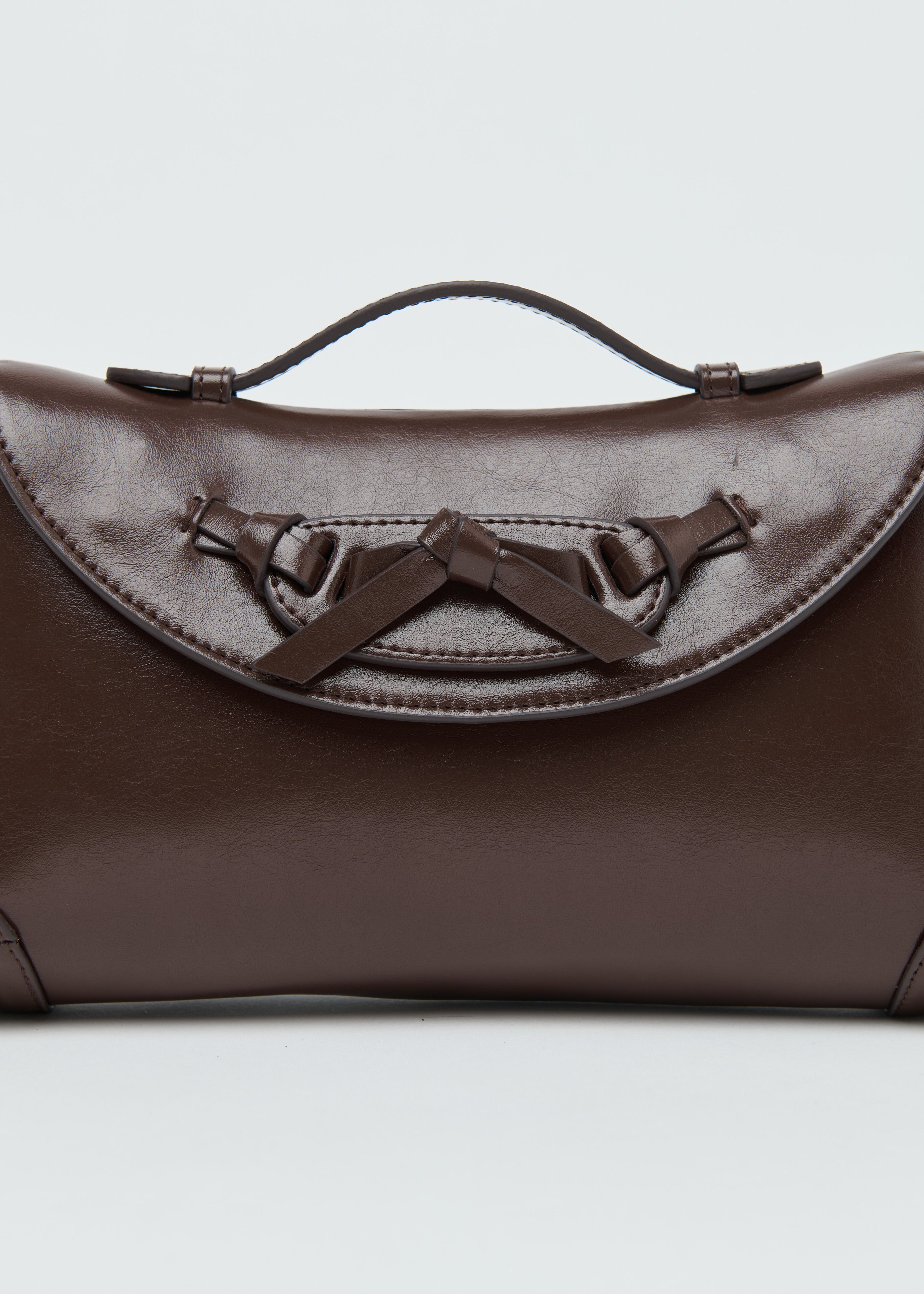 Tie-Tie Pochette - Kobicha Brown