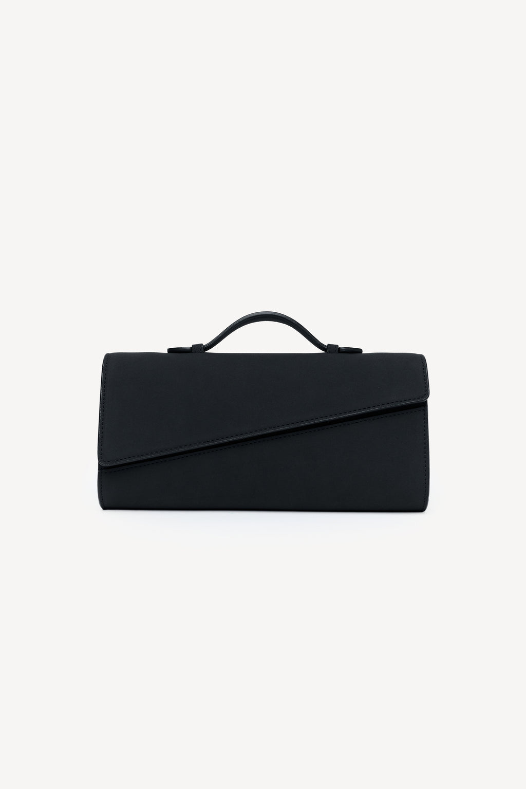 Symmetrical Pochette Suede - Black