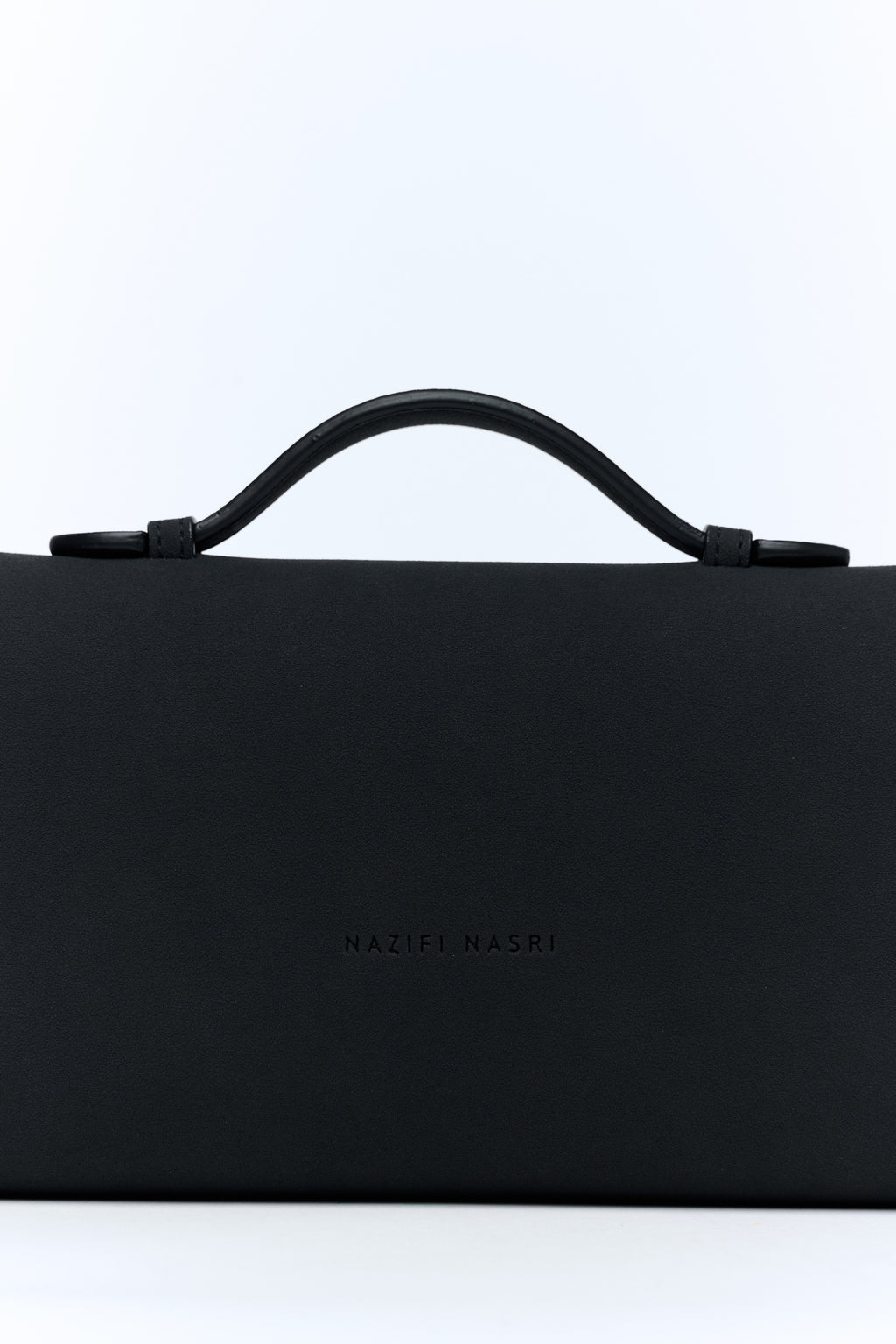 Symmetrical Pochette Suede - Black