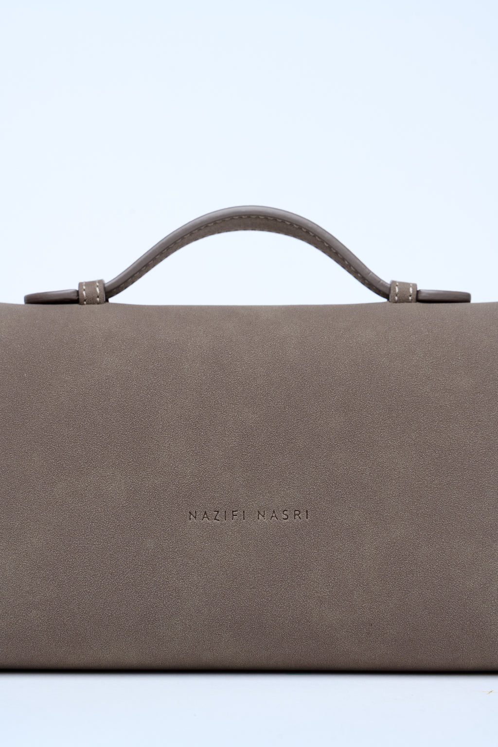 Symmetrical Pochette Suede - Khaki