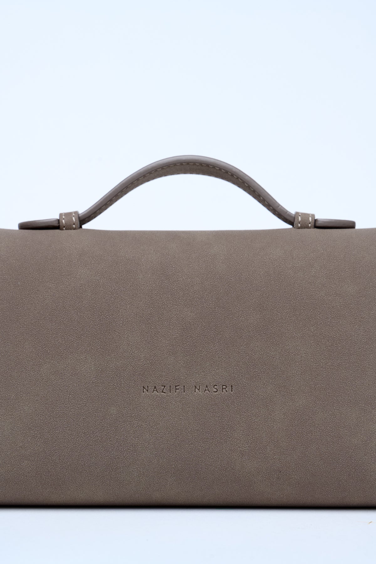 Symmetrical Pochette Suede - Khaki