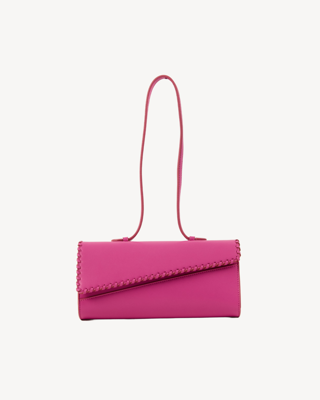 Symmetrical Pochette Stitch- Hot pink