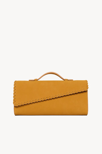 Pochette Suede Stitch - Mustard