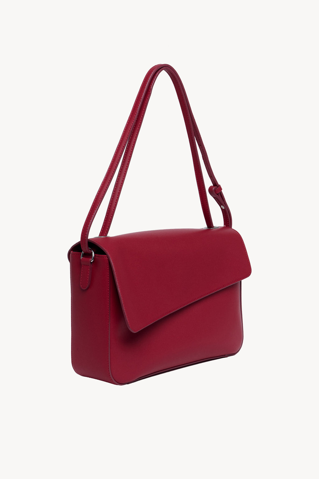 Matte Midisized Symmetrical - Tomato Red