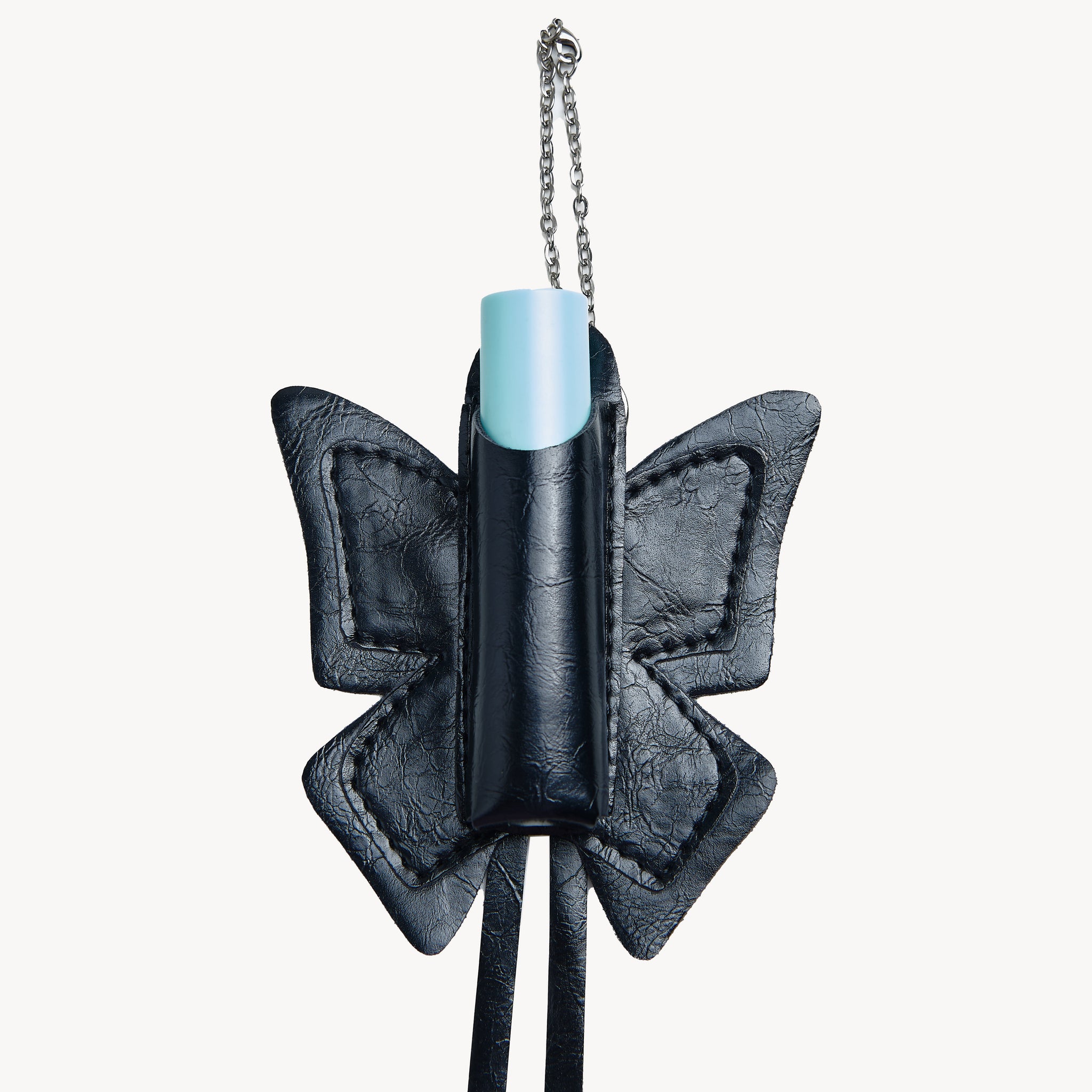 Butterfly Lip Charm - Black
