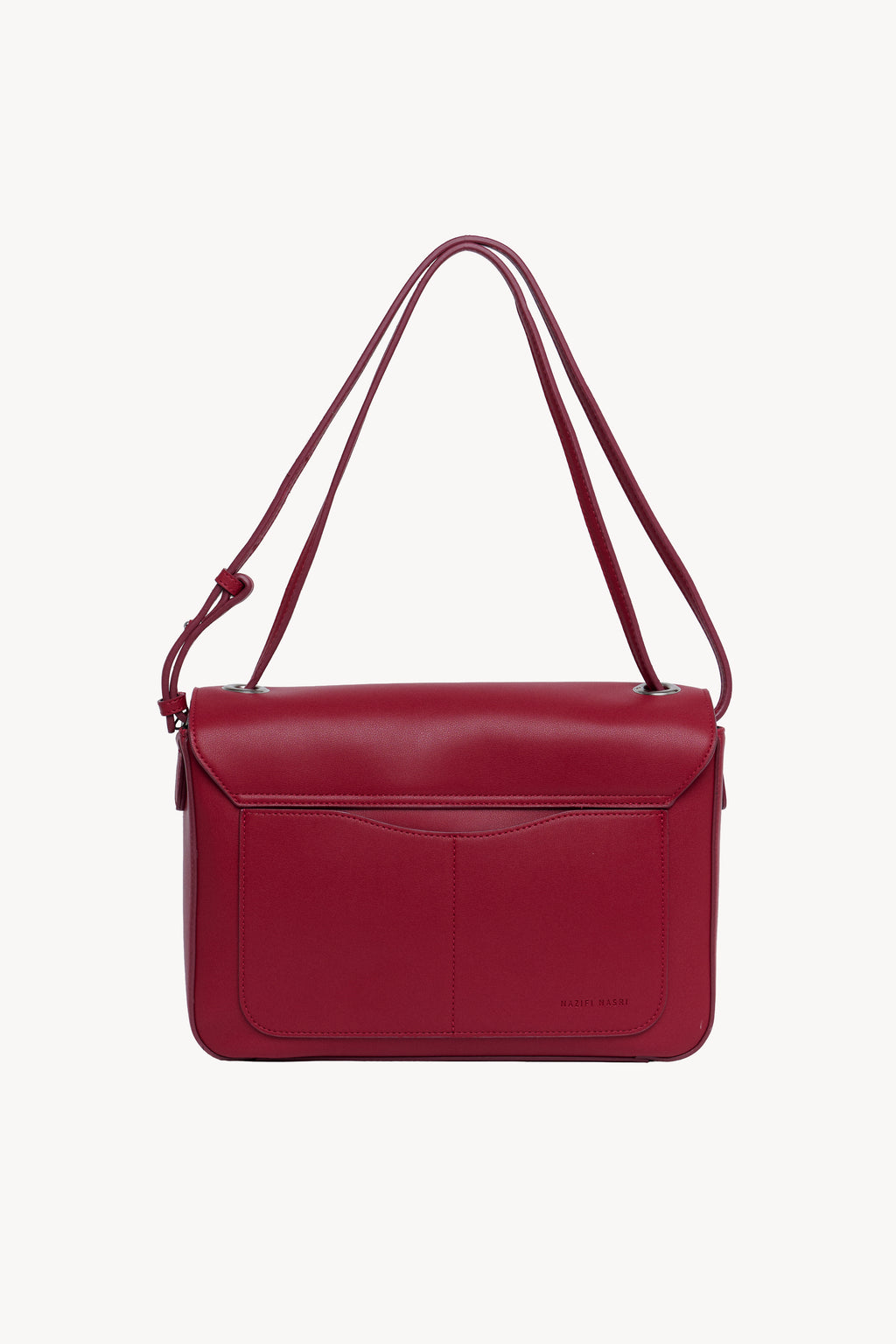 Matte Midisized Symmetrical - Tomato Red