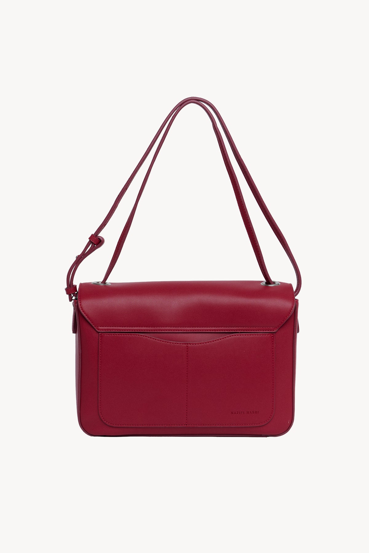 Matte Midisized Symmetrical - Tomato Red