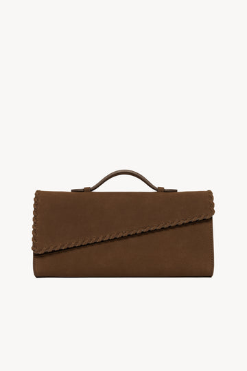 Pochette Suede Stitch - Wood