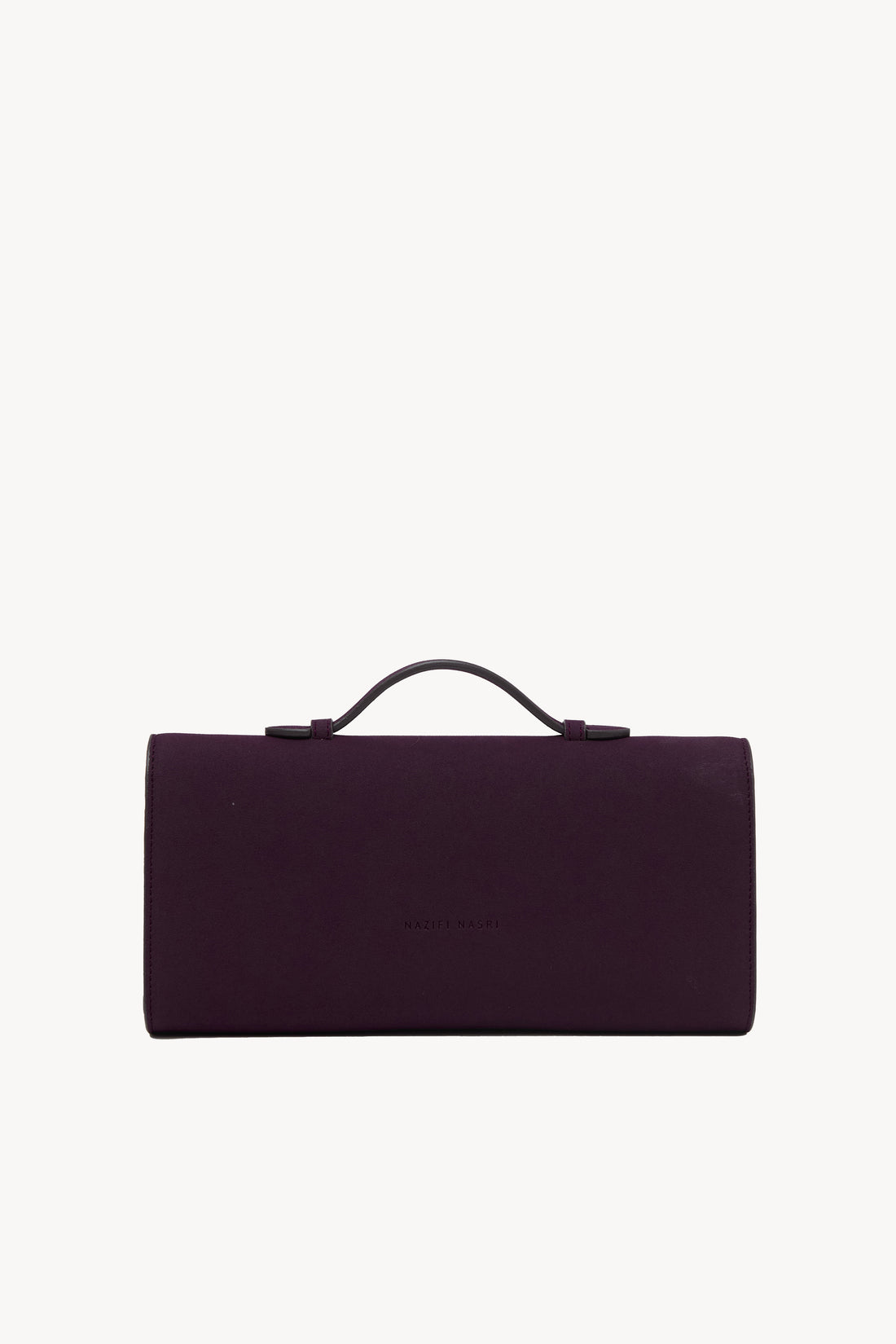 Symmetrical Pochette Suede - Blackberry