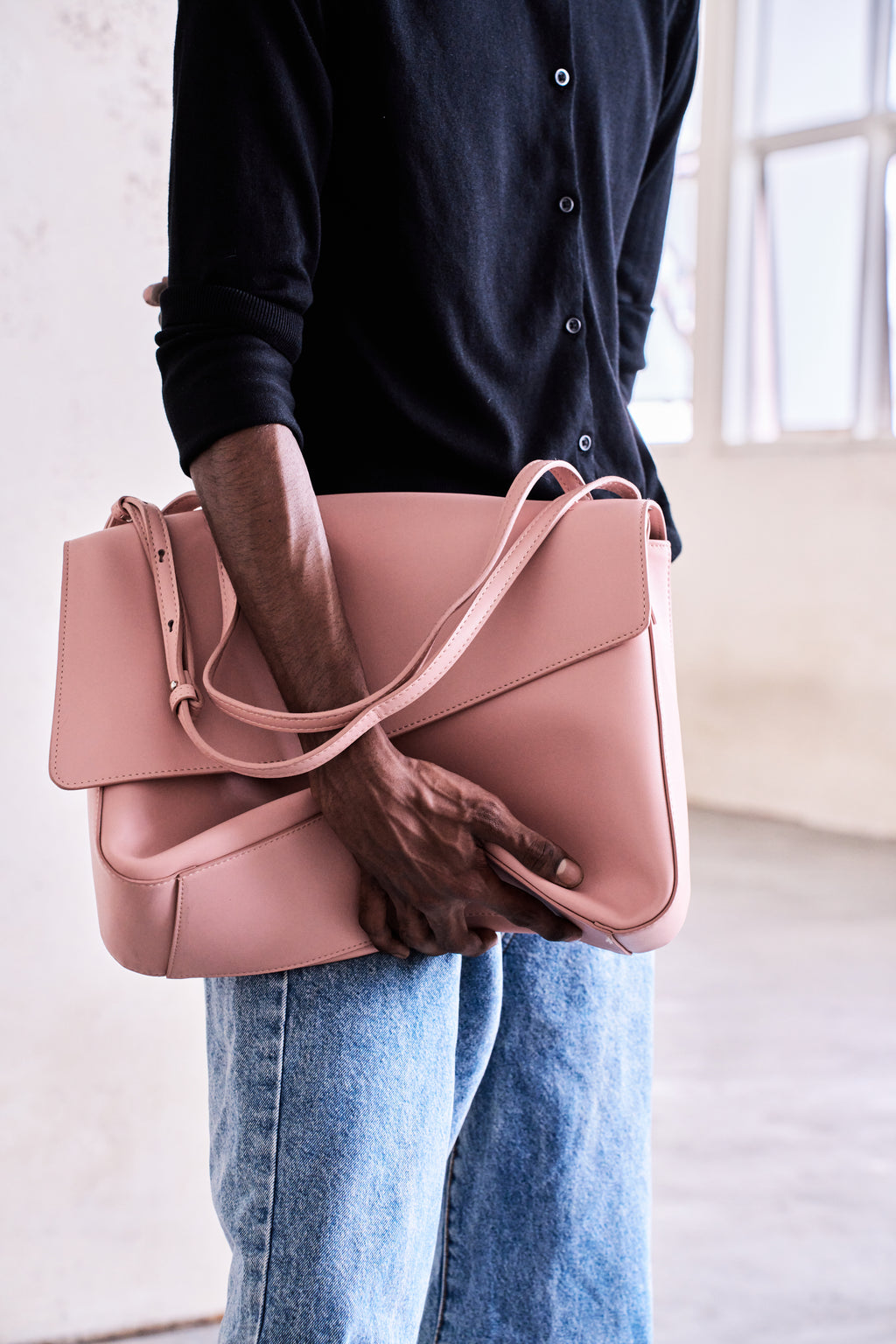 Supersized Symmetrical - Millennial Pink