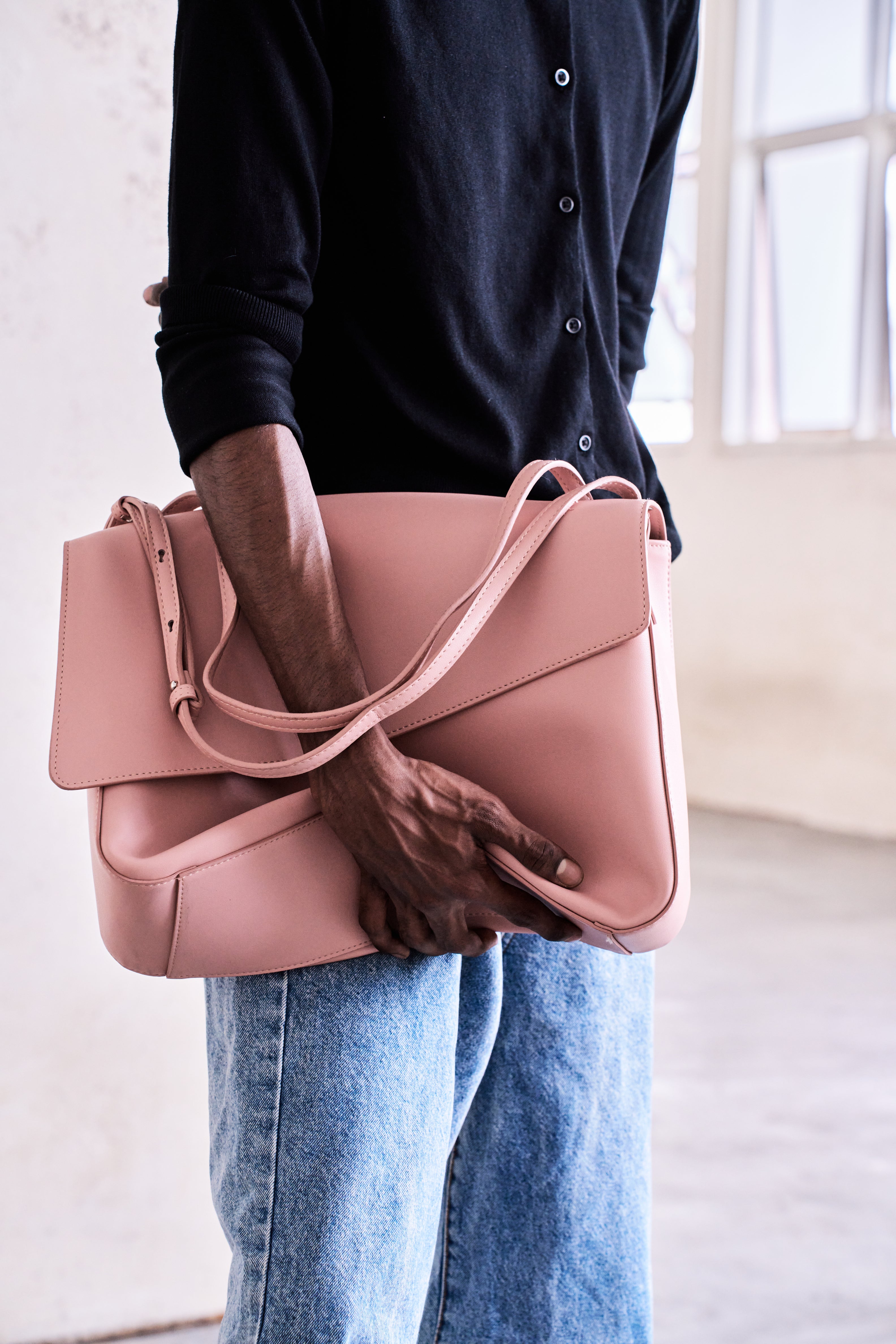 Supersized Symmetrical - Millennial Pink