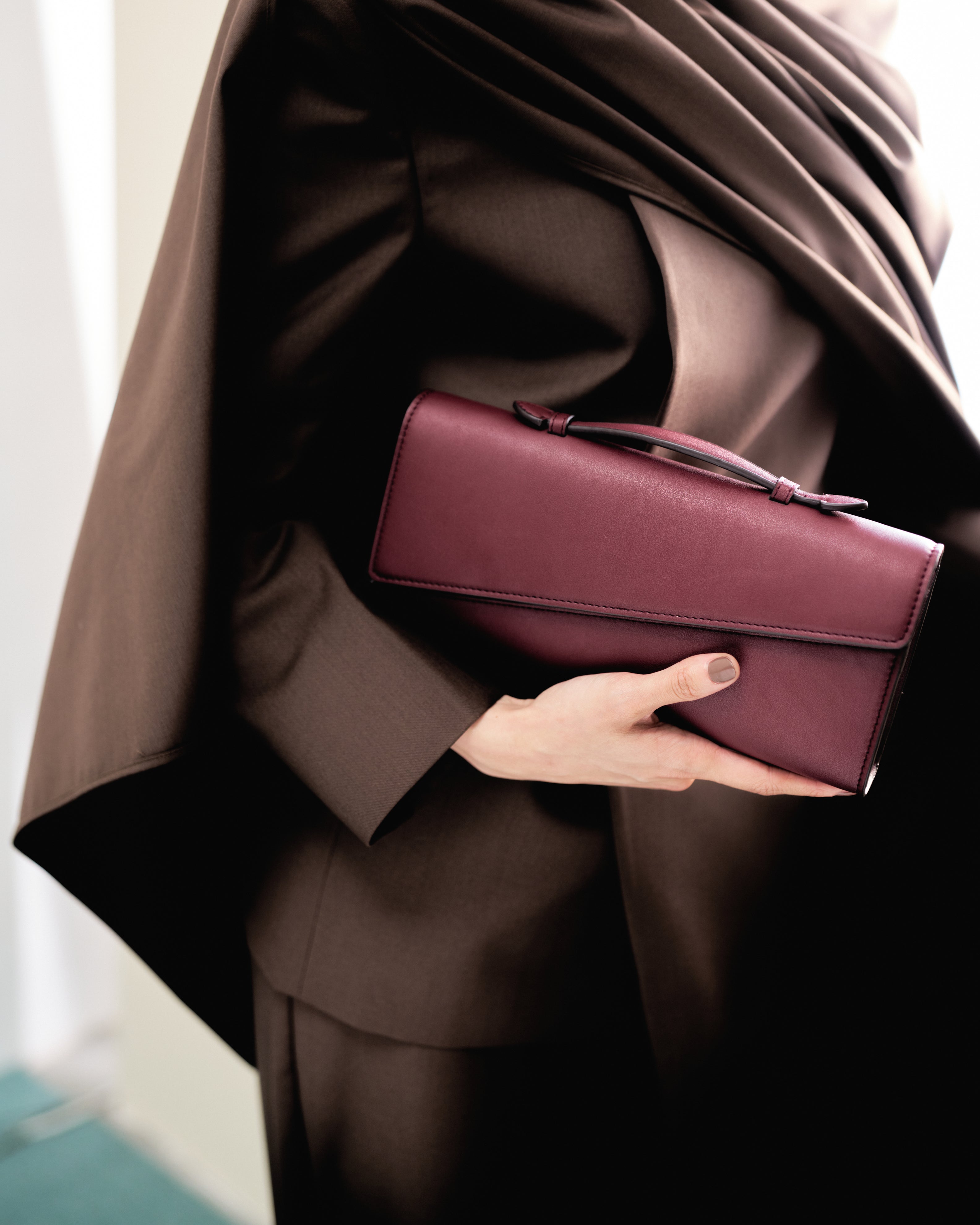Symmetrical Pochette - Maroon