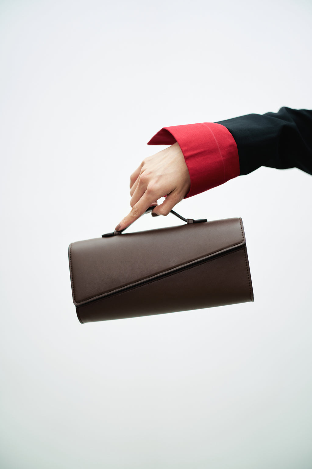 Symmetrical Pochette - Chocolate