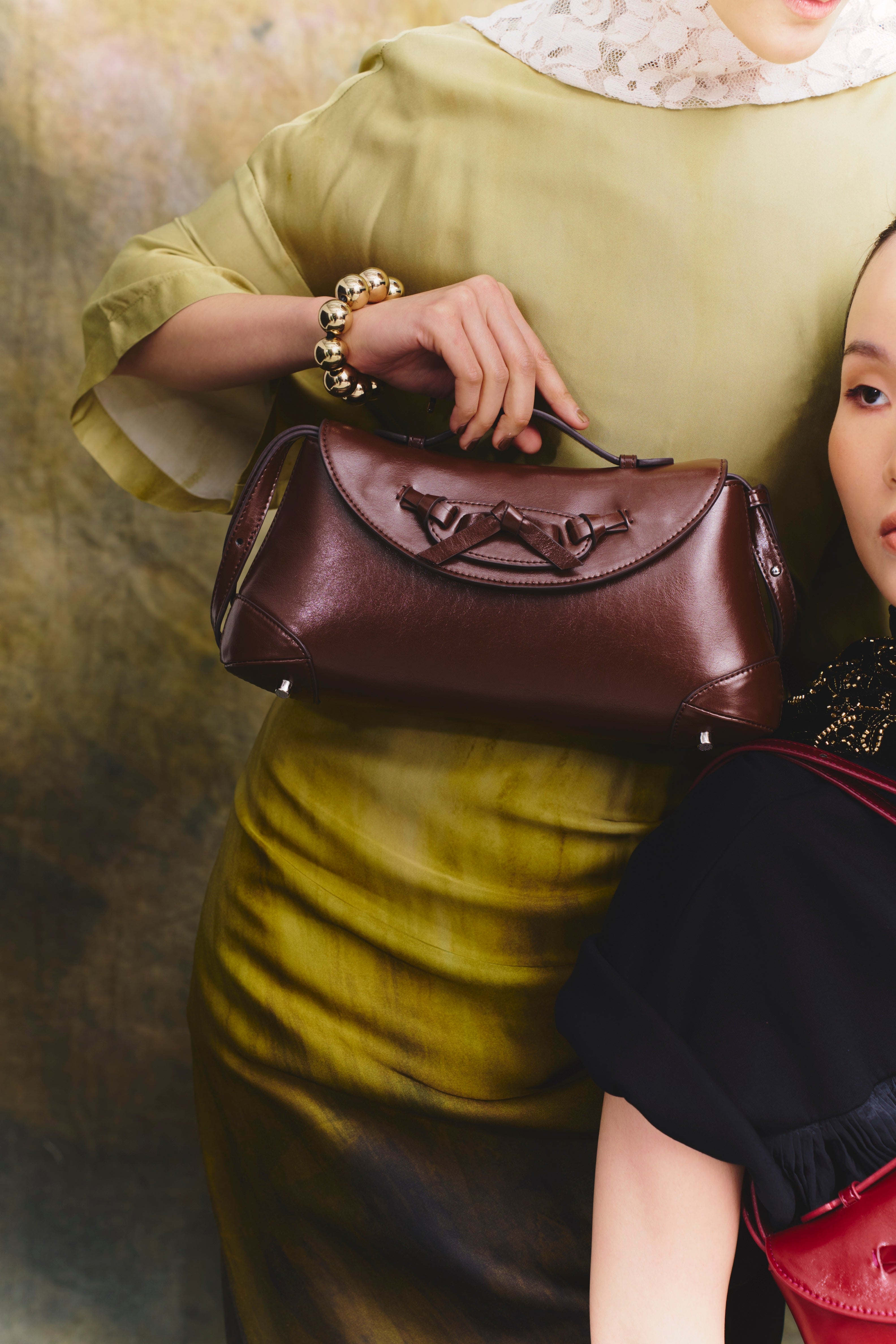 Tie-Tie Pochette - Kobicha Brown