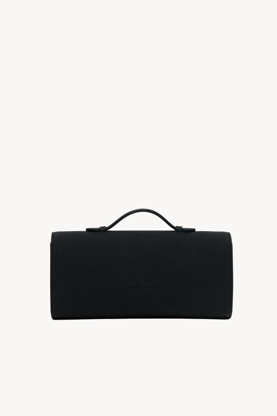 Symmetrical Pochette Suede - Black