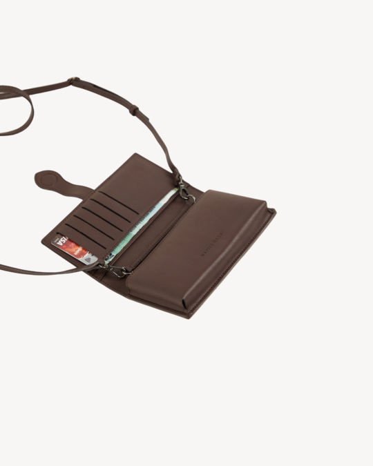 Ribbon Wallet - Dark Chocolate (SALE)