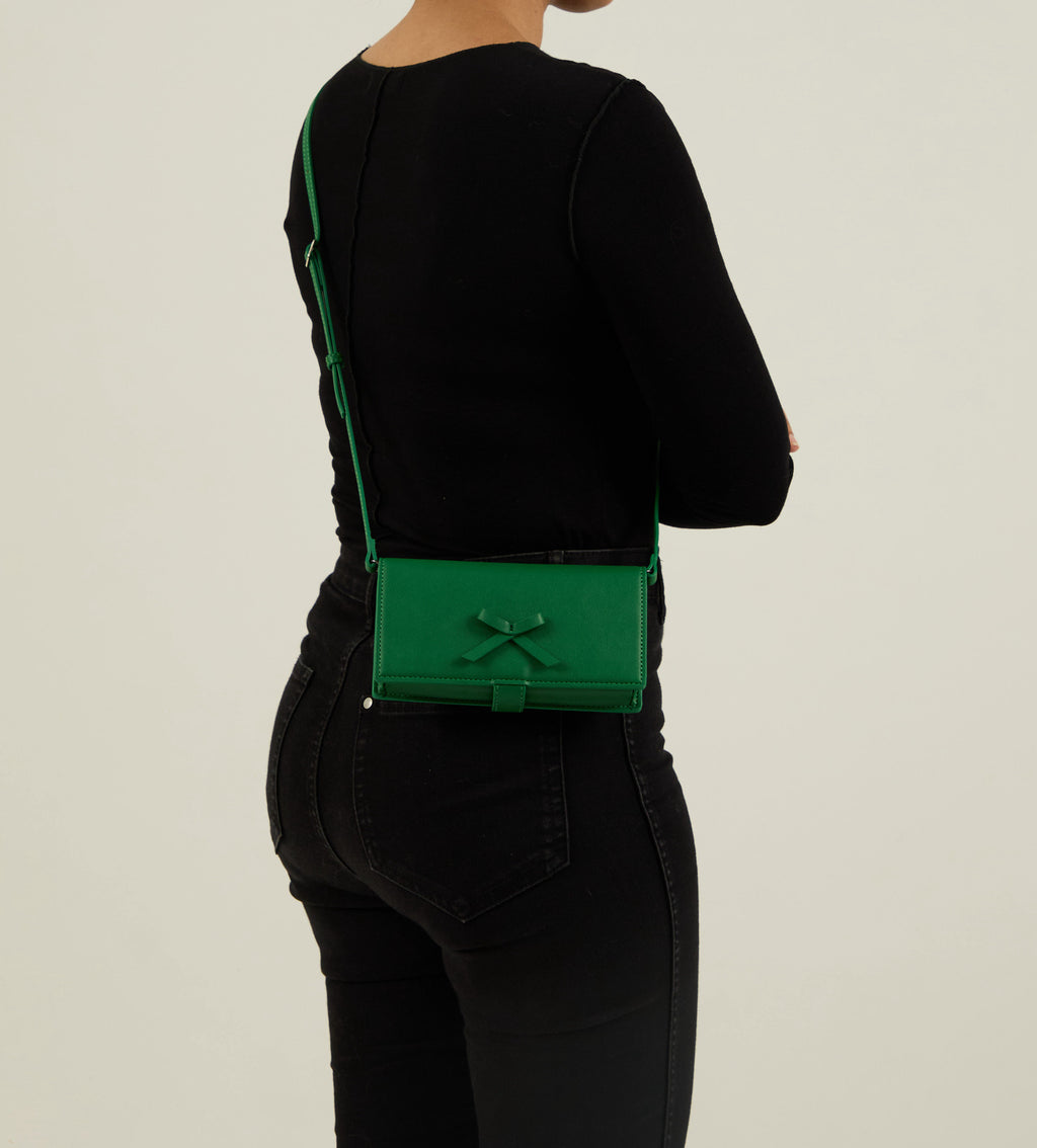 Ribbon Wallet - Green (SALE)