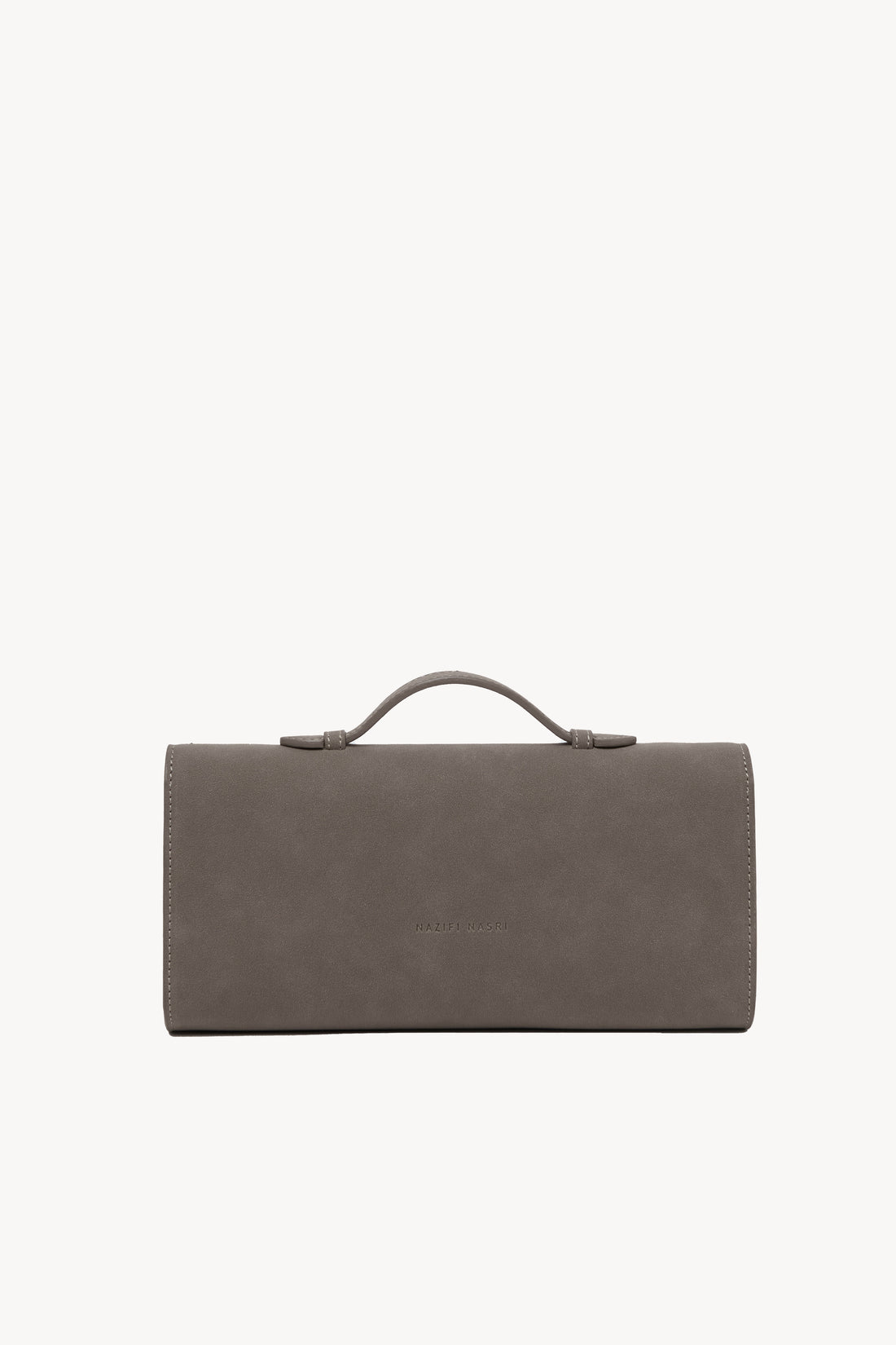 Symmetrical Pochette Suede - Khaki