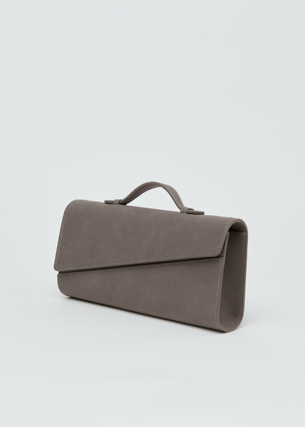 Symmetrical Pochette Suede - Khaki