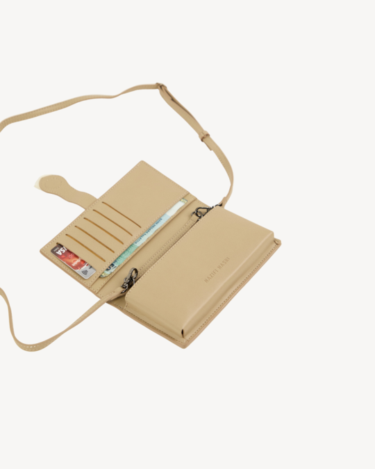 Ribbon Wallet - Latte (SALE)