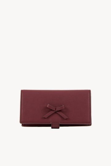 Ribbon Wallet - Burgundy