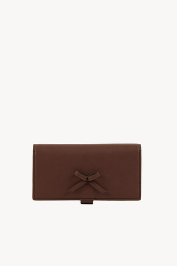 Ribbon Wallet - Chocolate