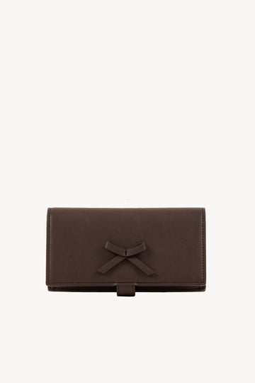 Ribbon Wallet - Dark Chocolate