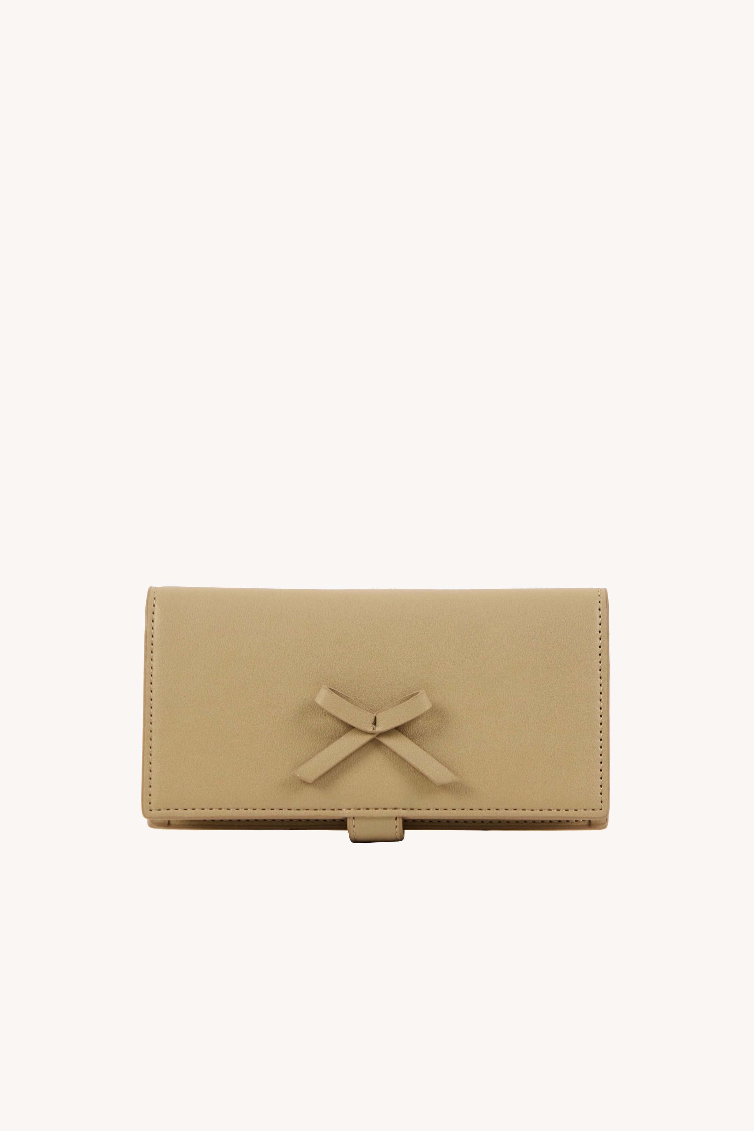 Ribbon Wallet - Latte (SALE)